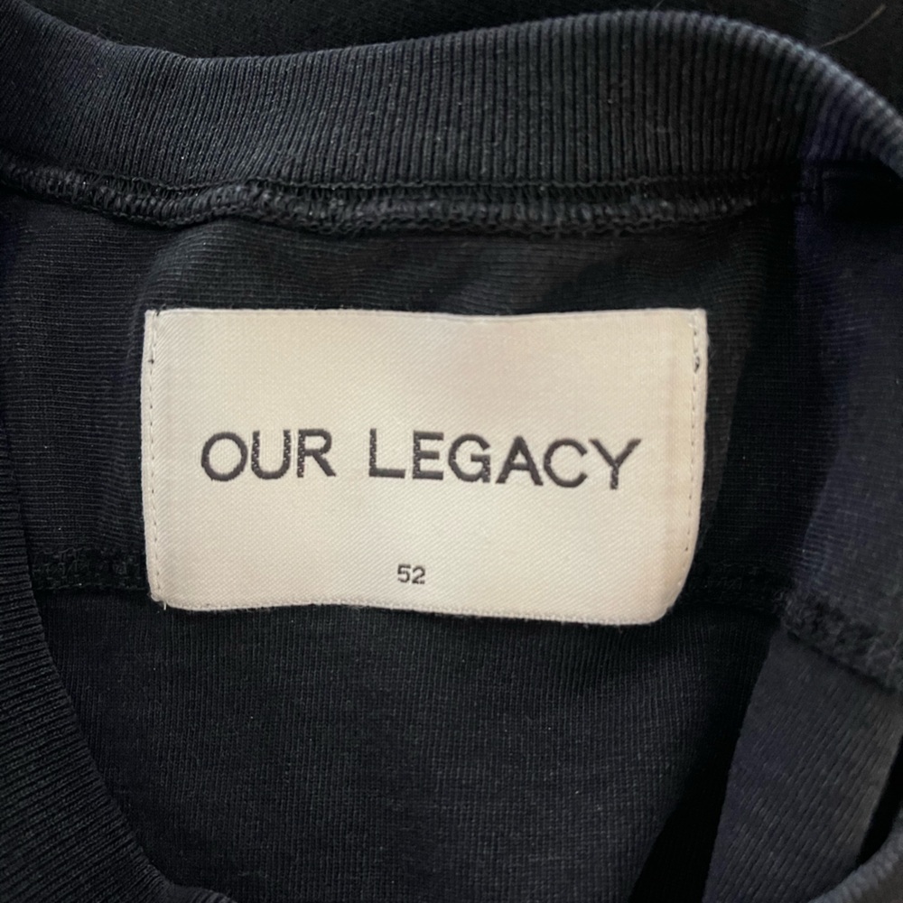Our Legacy Black light weight sweatshirt